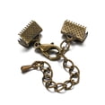 thumbnail image 1 of Accesorios de joyería para hacer uno mismo, cierre de langosta, cadena de cola extendida, pequeña gota de agua, clip de cuerda, cierre hecho a mano, 1 of 6