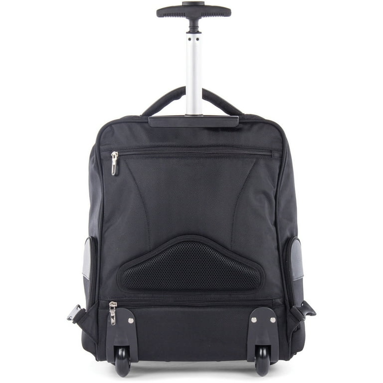 bugatti rolling 15 laptop backpack convertible Backpack features a padded laptop section that fits most 15.6 laptops to help prevent damage during travel bugatti, BNDBKPW772200, Bond Street Wheeled