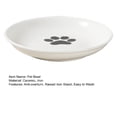 thumbnail image 7 of opvise Pet Bowl Ceramic Anti-overturn Raised Iron Stand Protect Cervical Vertebra Cats Dogs Water Food Feeding Dish Golden, 7 of 7