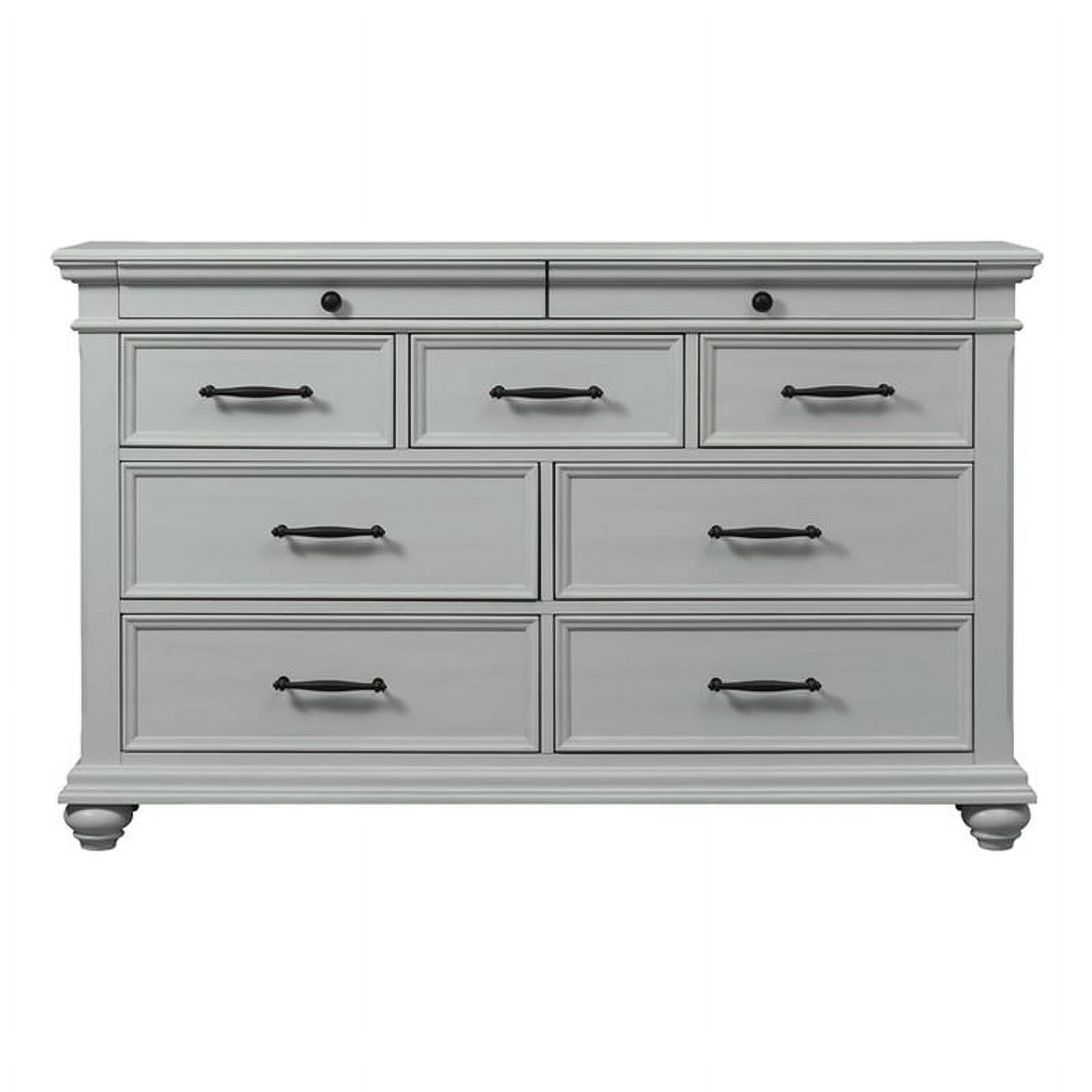 Picket House Furnishings Brooks 9-Drawer Dresser in Gray