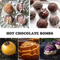 thumbnail image 4 of Moldes para hornear MACHAO para hacer bombas de chocolate caliente azul paquete de 2, 4 of 5