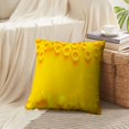 thumbnail image 4 of LALILO Throw Pillow Covers And Nuts Yellow Yellow Building Cushion Cover 18" x 18", 2 Pack, 4 of 6