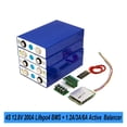 thumbnail image 2 of 12.8V 4S 200A BMS Protection Board With 1.2A 3A 6A Active Balancer For 3.2V 100Ah 200Ah 280Ah 320Ah Battery Use ,Long Lasting, 2 of 7