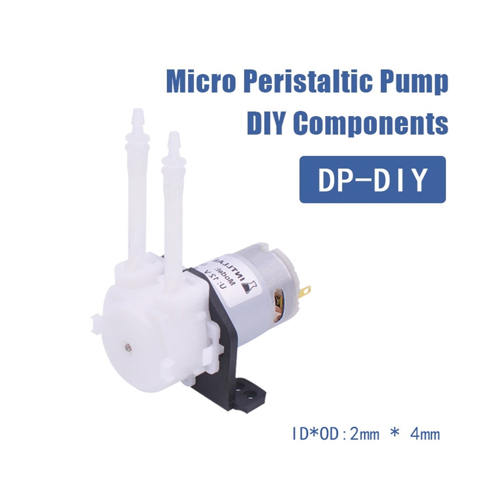 DIY Peristaltic Pump 12V DC in Laboratory Liquid Dosing Pump for Aquarium Lab Analytical ,Adjustable Flow Rate