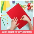 thumbnail image 4 of 10Pcs Glitter Cardstock Paper Red Rectangular For Craft Projects Diy Materials, 4 of 8