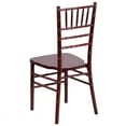 thumbnail image 5 of Mahogany Wood Chiavari Banquet Chair with FREE Fabric Seat Cushions, 5 of 5