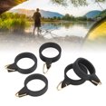 thumbnail image 1 of Rod 5pcs Fishing Rod Hook Holder Rubber Circle Stainless Steel Fishing Pole Hook Keeper for Bait Tool, 1 of 7