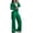 Green, variant on EazyTech Women's Casual 2 Piece Outfit Long Sleeve Button Down Cardigan and Loose Wide Leg Cargo Pants Set With Pockets Tracksuit
