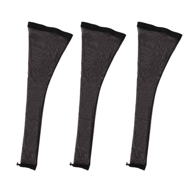 3 Pcs Manchon de Tissage de Cheveux 28 Pouces avec Cordon de Serrage Réutilisable Respirant Extensible Perruque pour Femmes Boîte Filet Tresses Dreadlock Torsades Manchon