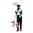 thumbnail image 3 of Anonymous (attributed to Banksy) 7x14 Black Modern Framed Museum Art Print Titled - Los Angeles (graffiti attributed to Banksy), 3 of 5