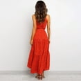 thumbnail image 4 of Fridja Robe Longue d'Été Sans Manches à Imprimé pour Femmes, 4 of 6