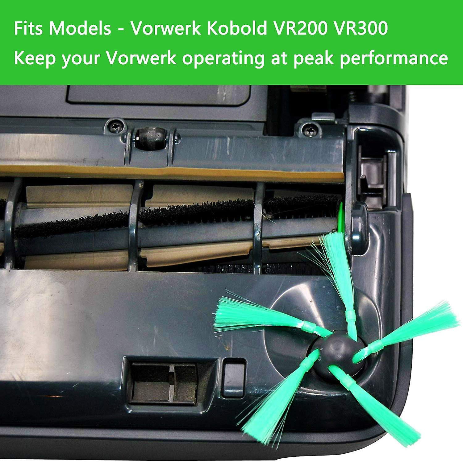 Filters Side Brushes Cleaning Tool Parts For Vorwerk Kobold VR200 Vacuum Cleaner