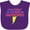 Purple, variant on Inktastic These Fools Put My Cape on Backwards® Superhero Boys or Girls Baby Bib