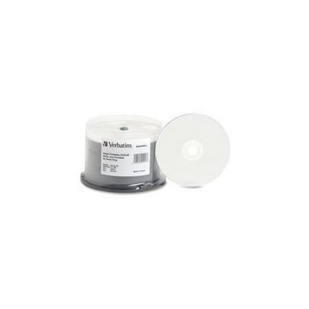 Verbatim Corporation Verbatim Corporation DVD+R, 16X Speed, 4. 7GB, Inkjet-Hub Printable, 50-PK