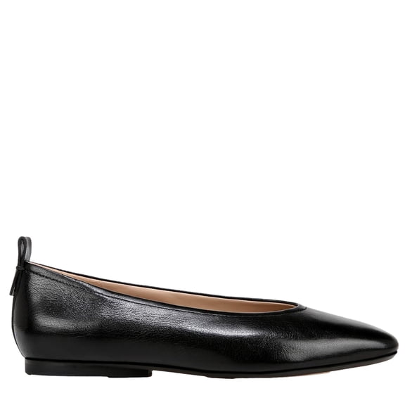 Naturalizer 27 Edit Carla Flats Black Leather  I9385L2001 Women's Size 9