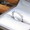 thumbnail image 3 of Cubic Zirconia / Sterling Silver 925 Ring / Rhodium plated Nickel-Free / MadDuckJewels RG1706 / Thailand Jewelry, 3 of 4