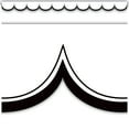 thumbnail image 2 of Teacher Created Resources White with Black Scalloped Die-Cut Border Trim, 35 Feet Per Pack, 6 Packs, 2 of 2