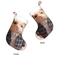 thumbnail image 3 of Yiaed Cute Mouse In Glasses Print Christmas Stockings, Christmas Stockings Hanging Ornaments, Christmas Stockings for Family Christmas Holiday Decorations, 3 of 7