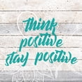 thumbnail image 2 of Kimberly, Allen 20x20 White Modern Wood Framed Museum Art Print Titled - Stay Positive, 2 of 4