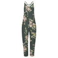 thumbnail image 5 of Dihao Jumpsuits for Women Plus Size Casual Style Lightweight Wide Leg Printing Suspenders Rompers Women's Loose Baggy Pocket Jumpsuit Fashion Playsuit Trousers Sling Overalls Daily Outfit, 5 of 6