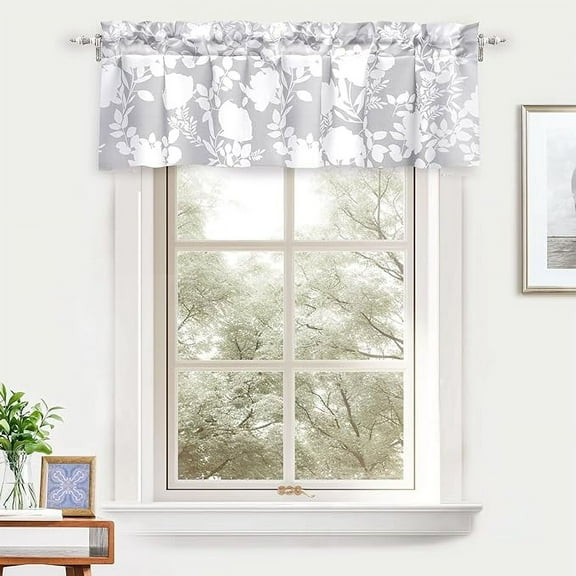 DriftAway 1 Piece Floral Energy Efficient Valances