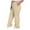Khaki, variant on zejinsd Yoga Pants for Women Plus Size Solid Color Elastic Waist Wide Leg Pants Pocket Drawstring Sports Pants Stretch Dress Baggy Joggers Casual Sweatpants Trousers