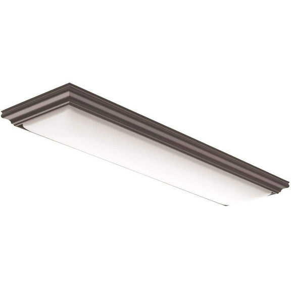 Vanderlyn 4 ft. Brown LED Flush Mount