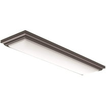 Vanderlyn 4 ft. Brown LED Flush Mount
