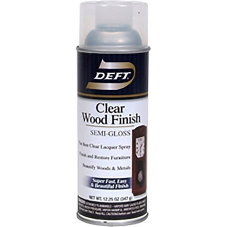 Deft Lacquer Spray Gloss Clear Finish - Fast Dry, Everyday Use - 11.5 oz