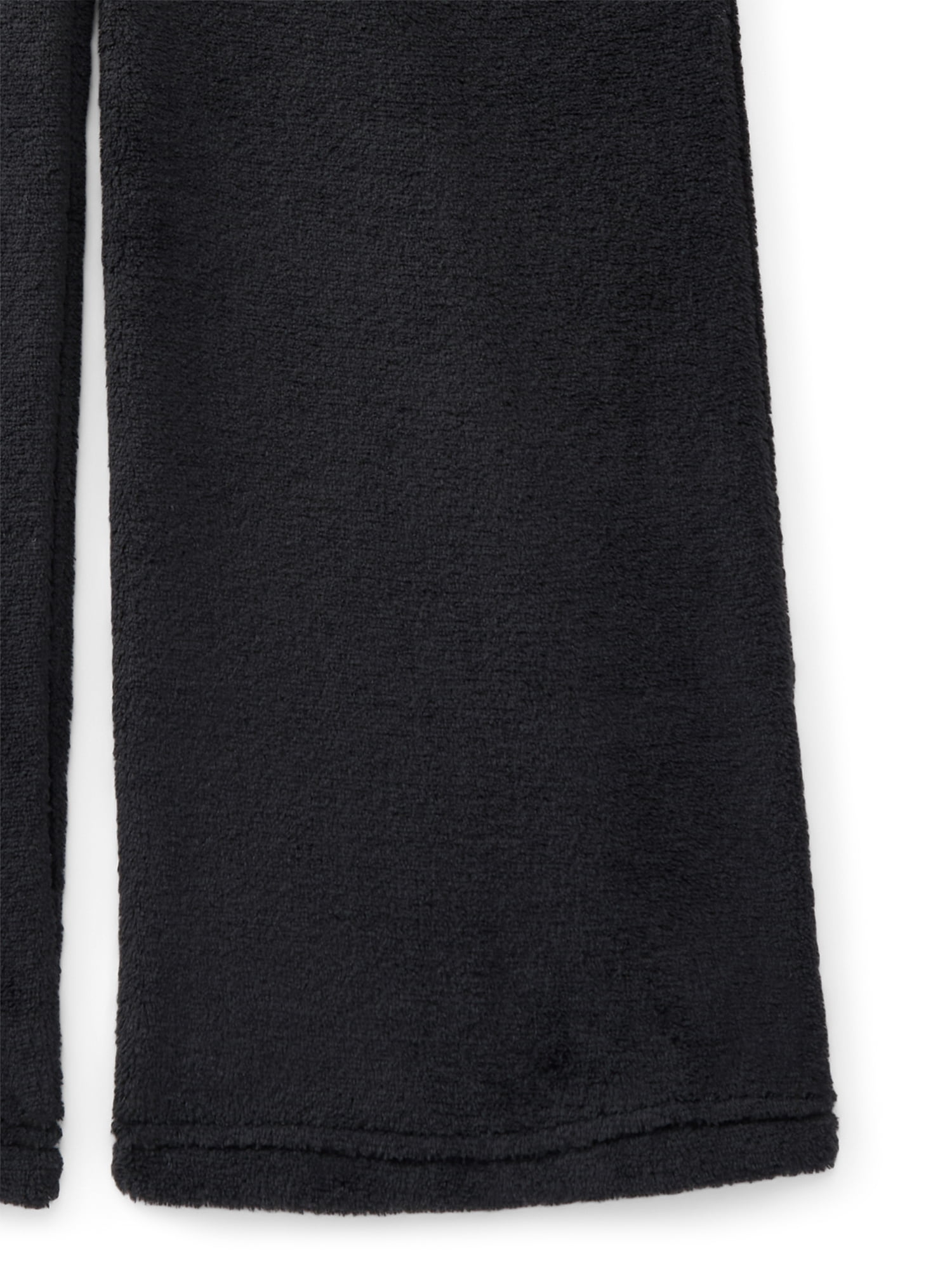 Nightmare Before Christmas Girls Plush Wide Leg Sweatpants with Embroidery, Sizes 4-16