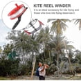 thumbnail image 5 of 12cm2 Pieces Kite String Reel Winder Kite Line Winder Winder Handle Wheel String Flying Tools With 100m Line Outdoor Kite Accessories Red, 5 of 5