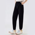 thumbnail image 2 of RMGVDSD Girls Sweatpants Active Jogger Pants Pull On Elastic Waist Casual Track Pants Kids School Sports Pants Relaxed Fit Soft Bottoms 3-4 Years, 2 of 7