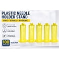 thumbnail image 2 of Plastic Needle Holder S – Durable Syringe Needle Storage Container, Yellow – Safe Disposal – Pack of 100 Pieces, 2 of 5