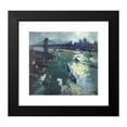 thumbnail image 2 of Jonas Lie 16x15 Black Modern Framed Museum Art Print Titled - Path of Gold (1914), 2 of 5