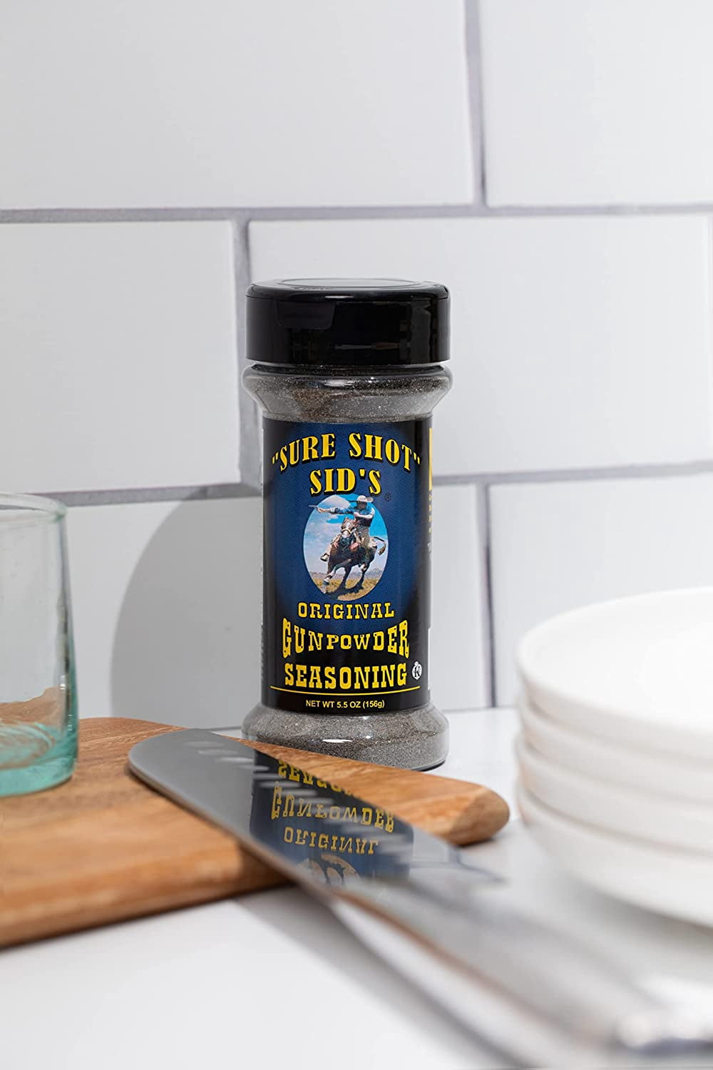 Sure Shot Sid’s Gunpowder Seasoning - Famous Bbq Rub Powder Grill Seasoning for Beef, Steak Meat, - All-Purpose Seasoning Blend Dry Rub for Grilling