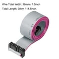 thumbnail image 4 of Unique Bargains IDC Wire Flat Ribbon Cable FC/FC Connector A-type 30Pins 2.54mm Pitch 30cm Length, 4 of 5