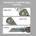 thumbnail image 4 of Kizer Drop Bear (Version à Double Vis) Couteau Utilitaire Pliant, Boîte de Verrouillage avec 10 Lames de Rasoir, Couteaux de Poche avec Clip de Poche pour Hommes Femmes, 4 of 9