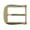 Brass, variant on 1 1/2" (38 mm) Nickel Free Single Prong Rectangular Belt Buckle
