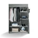 thumbnail image 3 of Closet Armable Ropero Pequeño Organizador Para Ropa Portatil Color Gris, 3 of 12