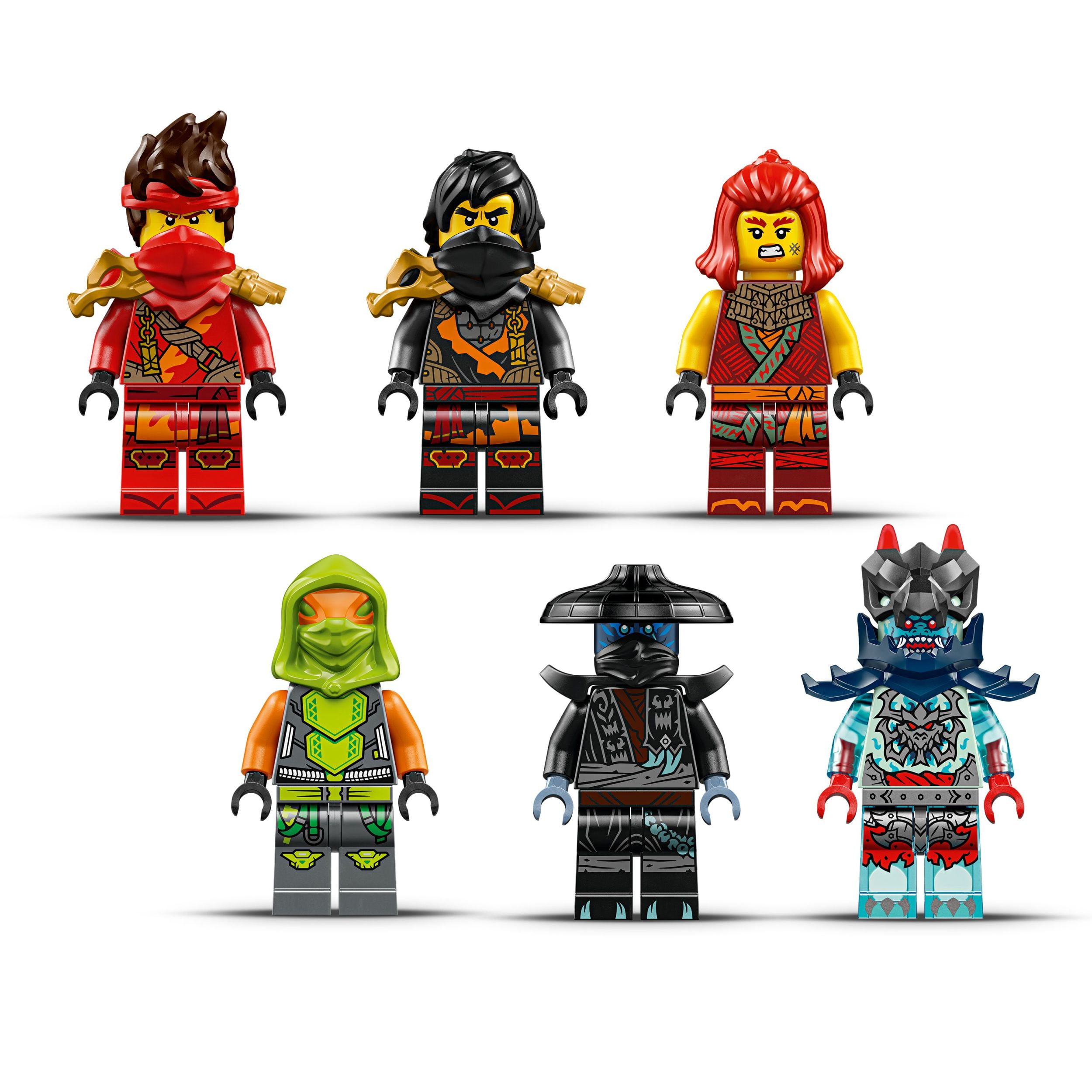 LEGO NINJAGO Le Véhicule de Combat des Ninjas 3en1, Ensemble de Construction 71844