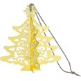 thumbnail image 1 of Adorno navideño Foohvr de cobre 3D colgante diseño estrella y árbol de Navidad, 1 of 5