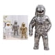 thumbnail image 4 of Estatua de cerámica, figura de astronauta, escultura, linda figura de astronauta, decoración para el hogar Plata, 4 of 9
