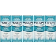 5 Pack Monistat Care Maximum Strength Instant Itch Relief Cream, 1 Ounce Each