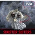 thumbnail image 6 of Haunted Hill Farm 33 in. Groundbreaker Animatronic Zombie Twins, Indoor/Outdoor Halloween Décor, Multicolor, 6 of 12