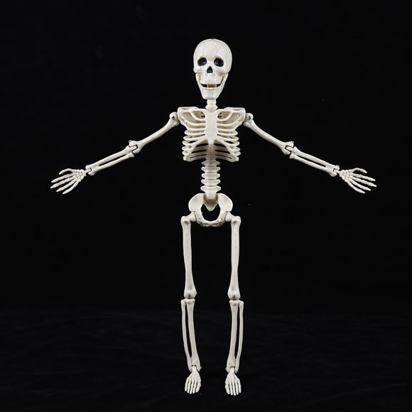 Oefntac Savings Halloween Decor Posable Halloween Skeleton Decorations Poseable Skeleton with Movable Joints for Halloween Indoor/Outdoor Haunted Houses Graveyard Decor
