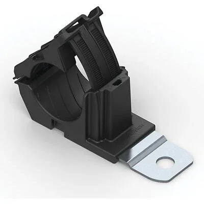 2Pc Hellermanntyton 151-01474 Ratchet P Clamp, 0.76"-1.42" Bundle Dia., 180?? Sh