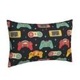 thumbnail image 2 of Balery Retro Video Game Bedding Queen Pillow Cases - Envelope Closure - Soft Brushed Microfiber Fabric - Shrinkage and Fade Resistant Pillow Cases-16"x24", 2 of 9