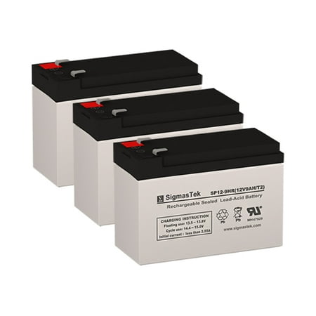 Best Power 1050 (Fortress Rack Mount) Replacement Batteries (12V 9AH ) (Set of (Best Power Rack For The Money)