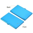 thumbnail image 3 of Professional Business Card Holder Aluminum Slim Pocket Credit Card Case, Blue 4 Pack, 3 of 5