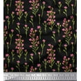 thumbnail image 1 of Soimoi Velvet Fabric Flower Watercolor Printed Fabric 1 Yard 58 Inch Wide, 1 of 3